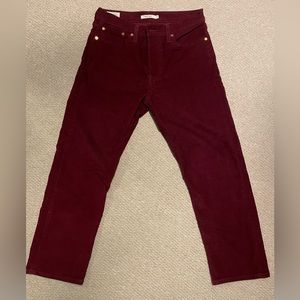 Levi’s Wedgie Straight corduroy pants